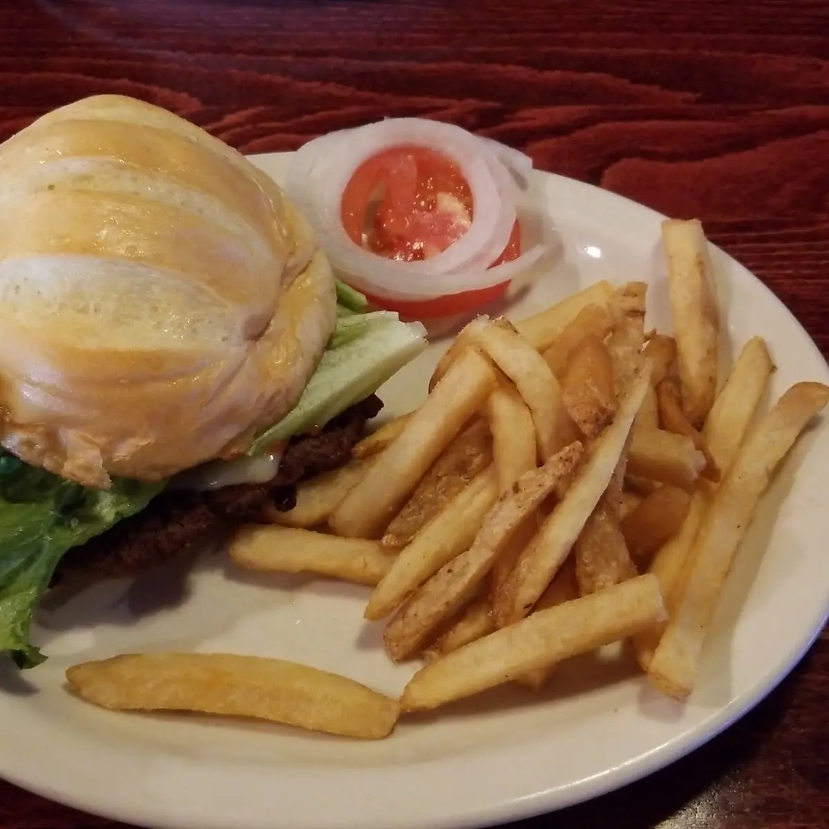 Burger with Cheddar