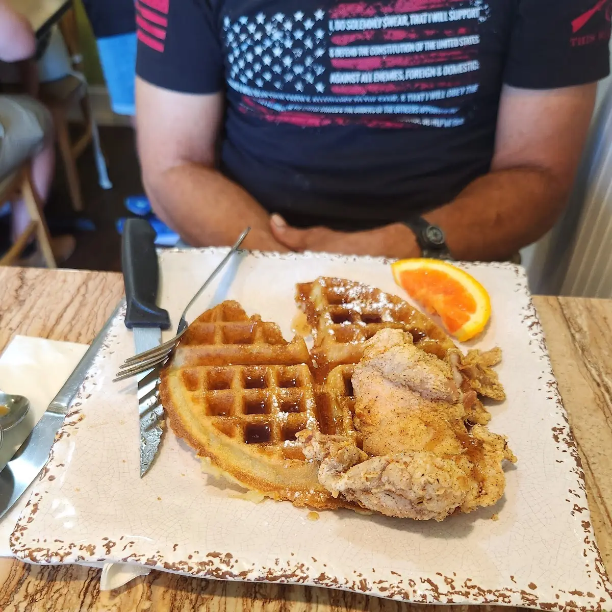 Chicken and Waffles