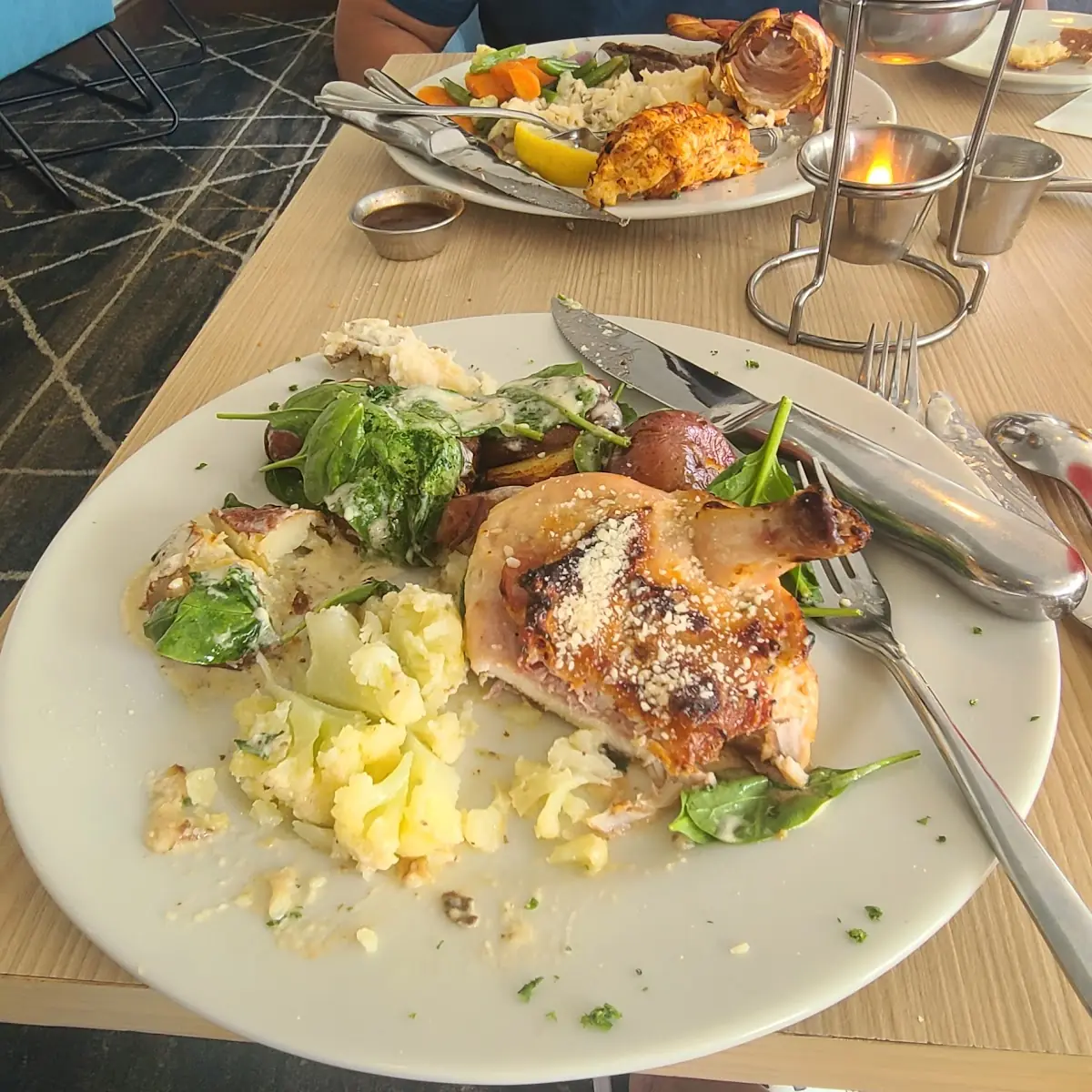 Chicken Rockefeller