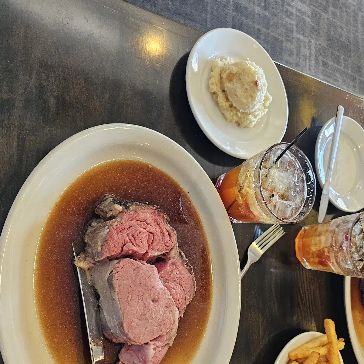Prime Rib and Fries
