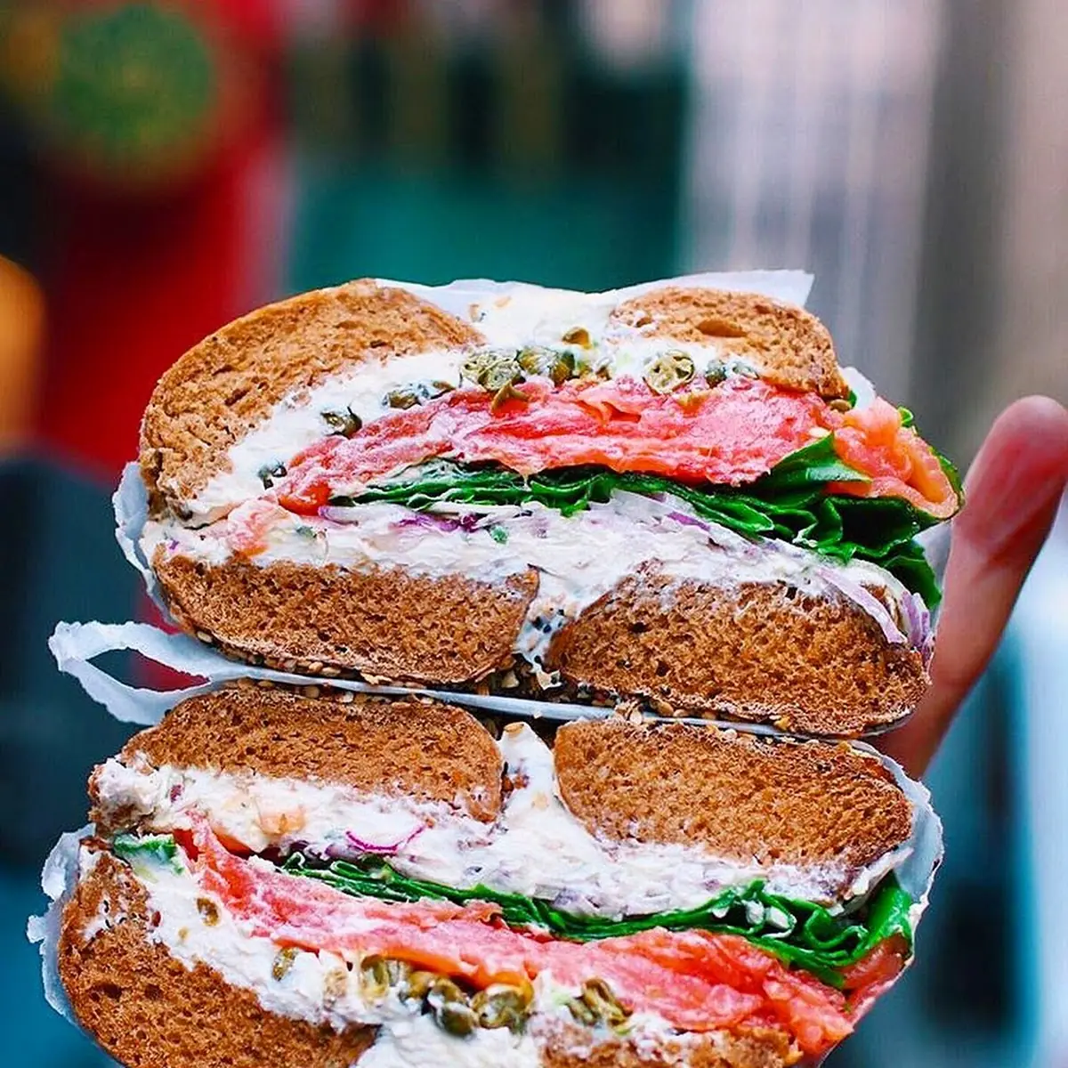 Nova Lox Sandwich