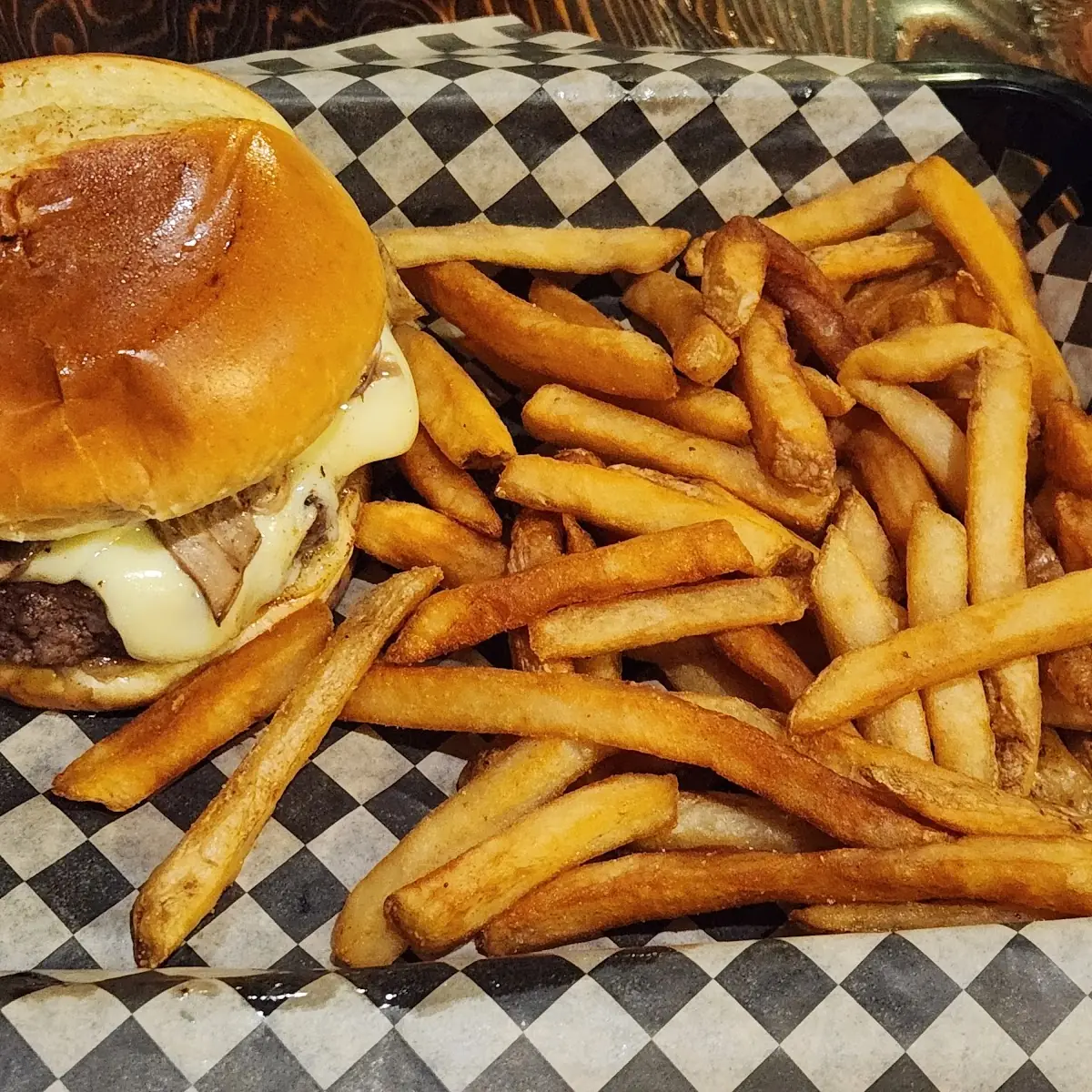 Mushroom Swiss Burger