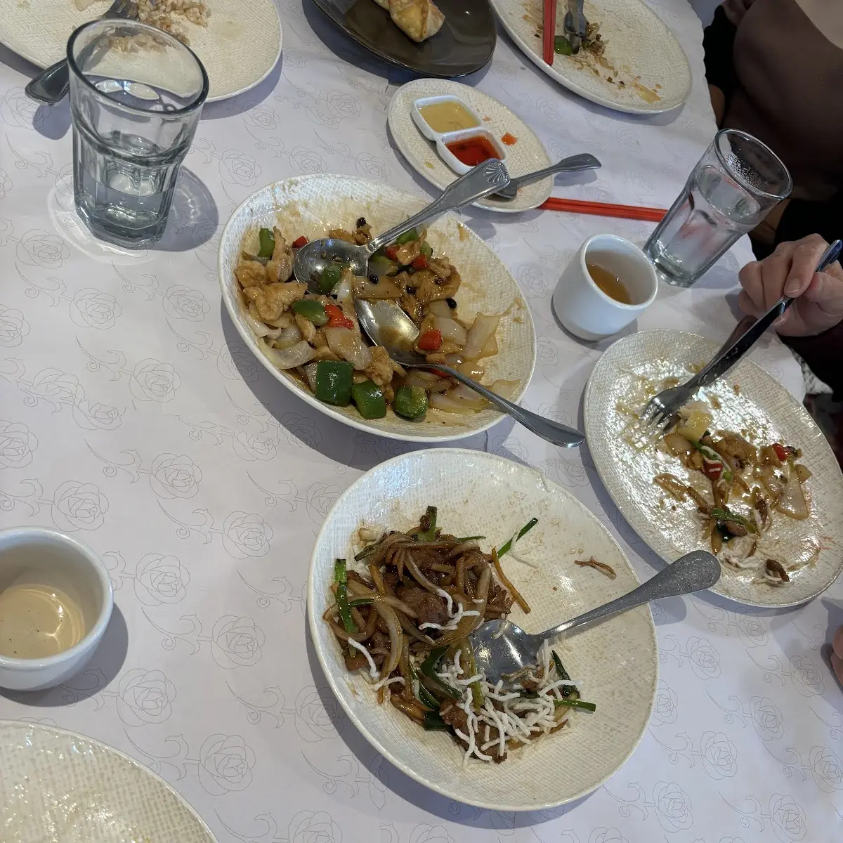 Mongolian Beef and Lemon Chicken