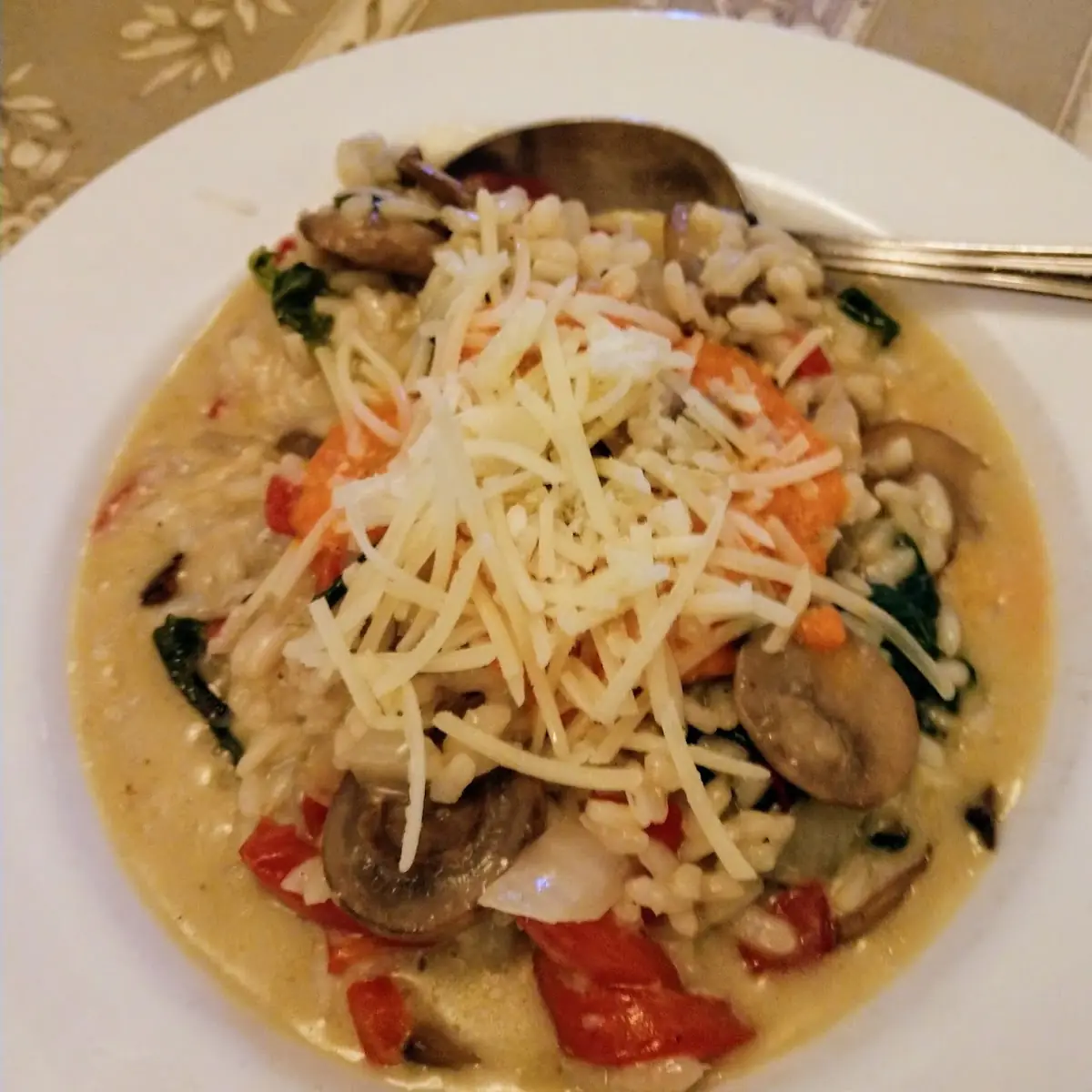 Mushroom Risotto with Vegetables