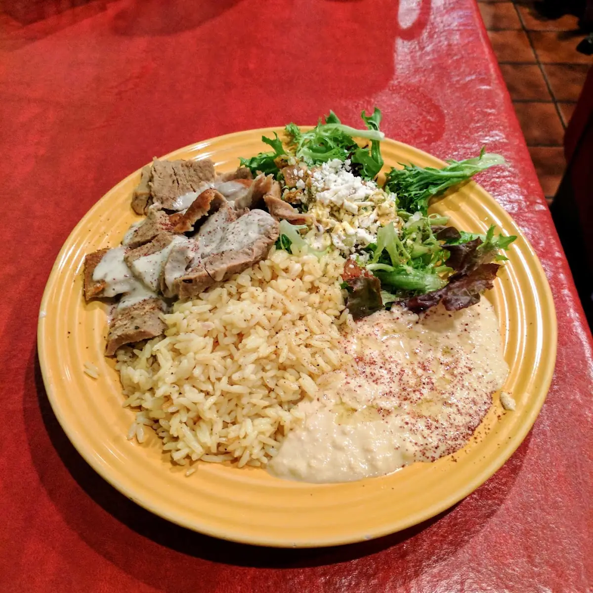 Lamb Shawarma Plate