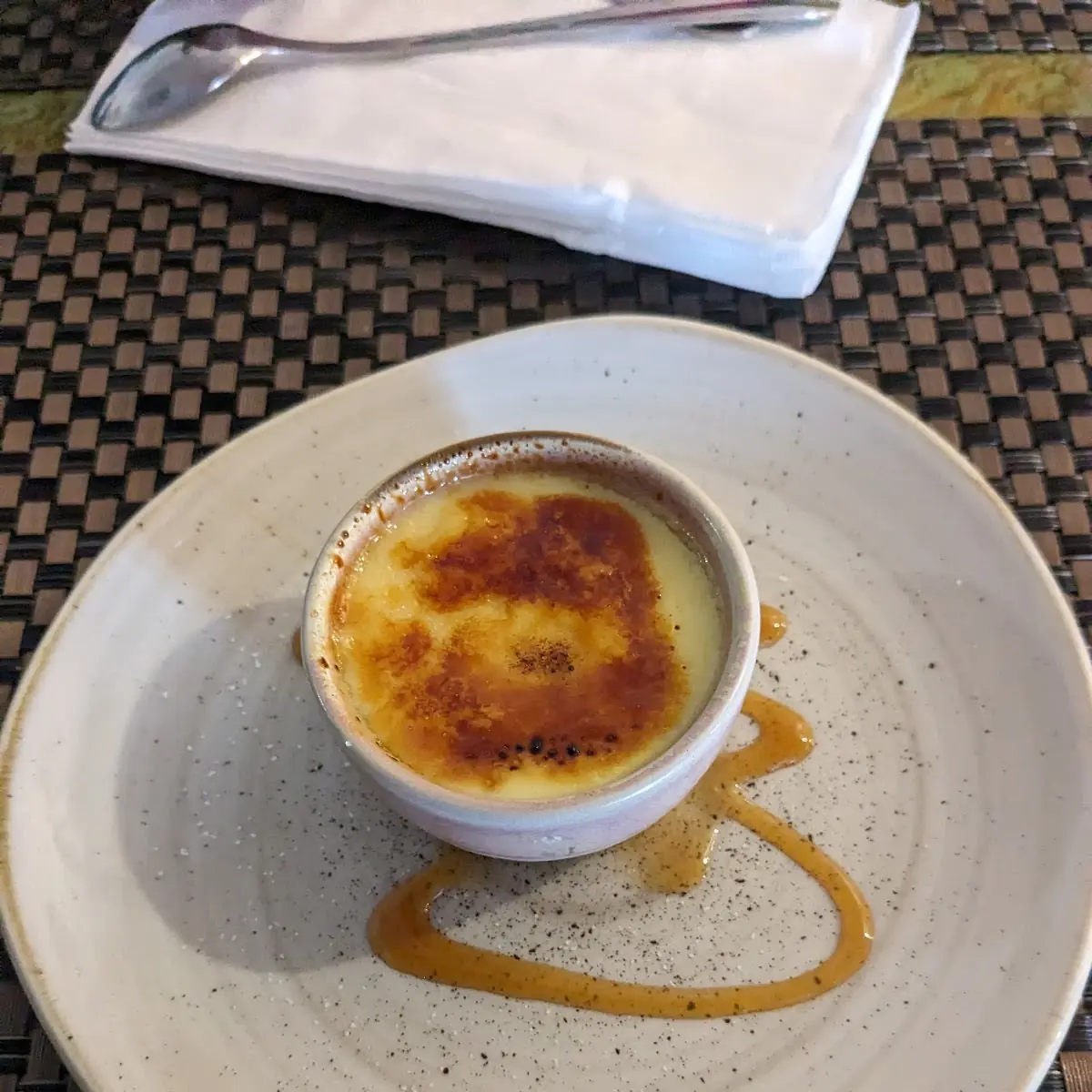 Mini White Chocolate Creme Brulee