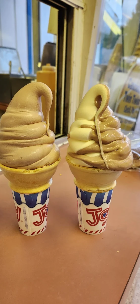 Soft Serve Chocolate and Twisted Swirl