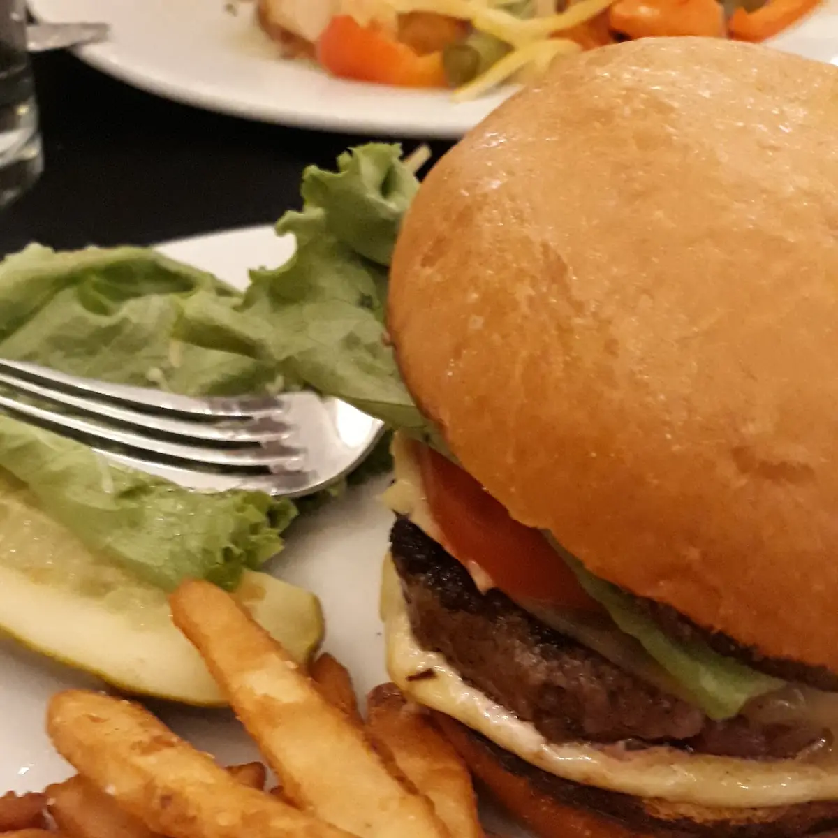 Burger and Fries