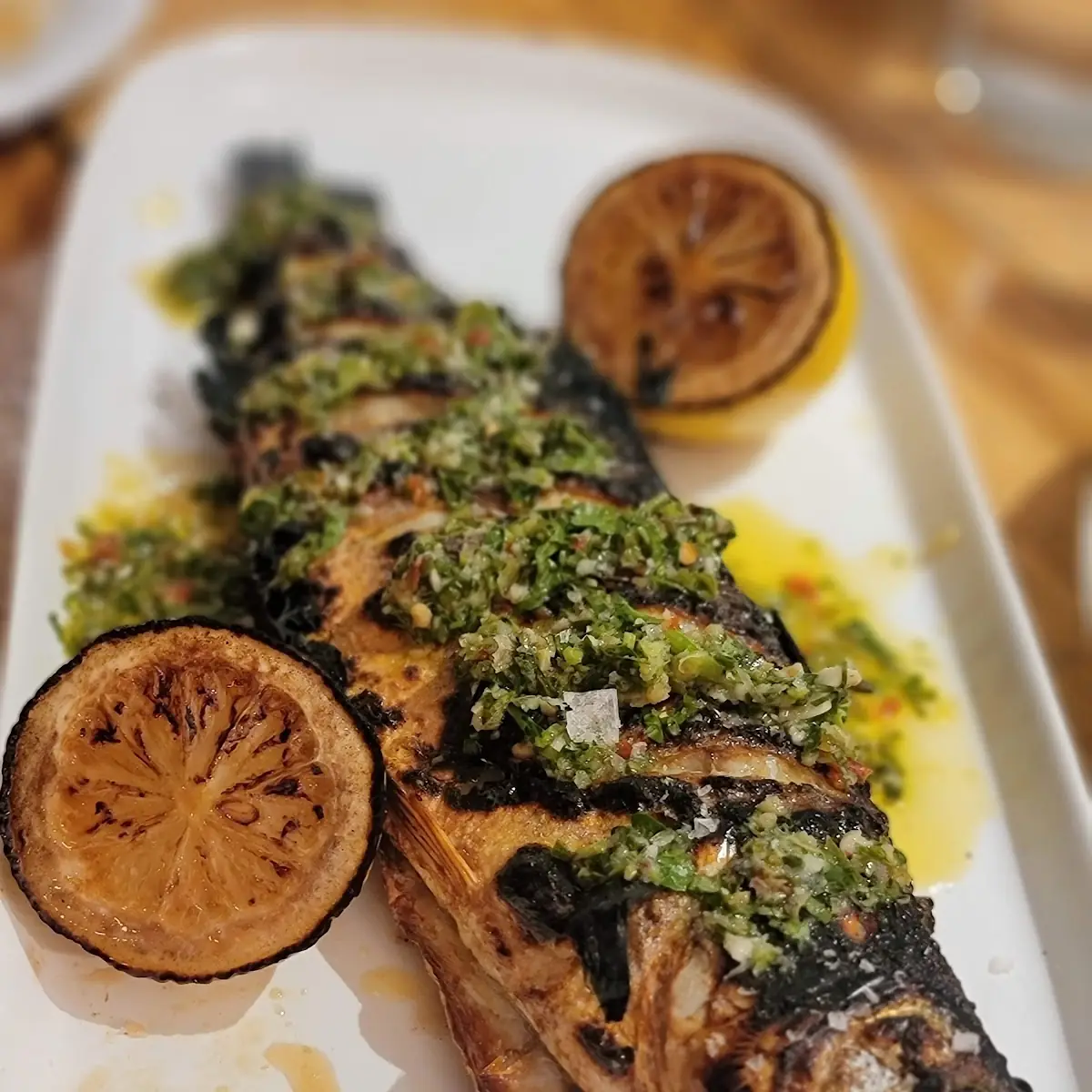 Fire Roasted Branzino