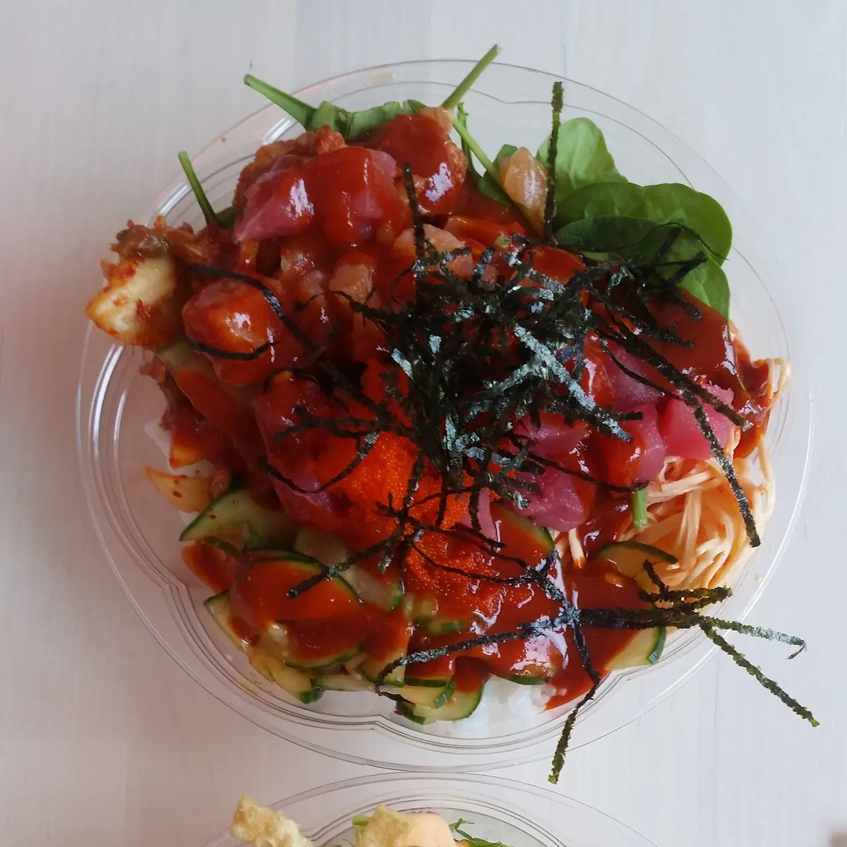 Spicy Salmon Bowl Raw