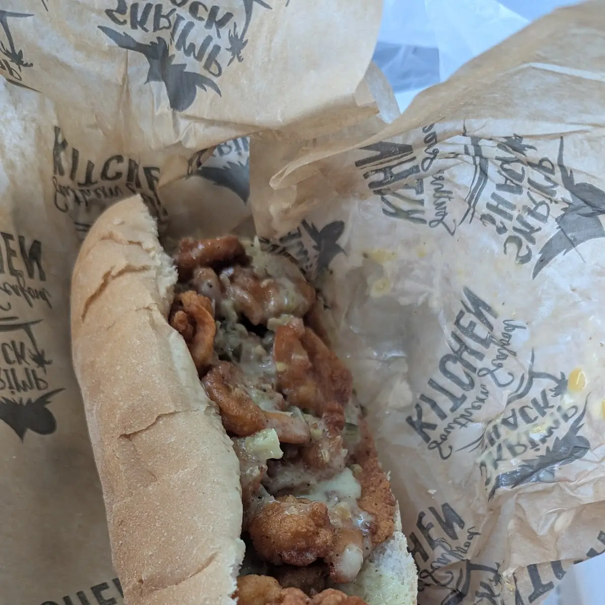Oyster PO Boy Sandwich