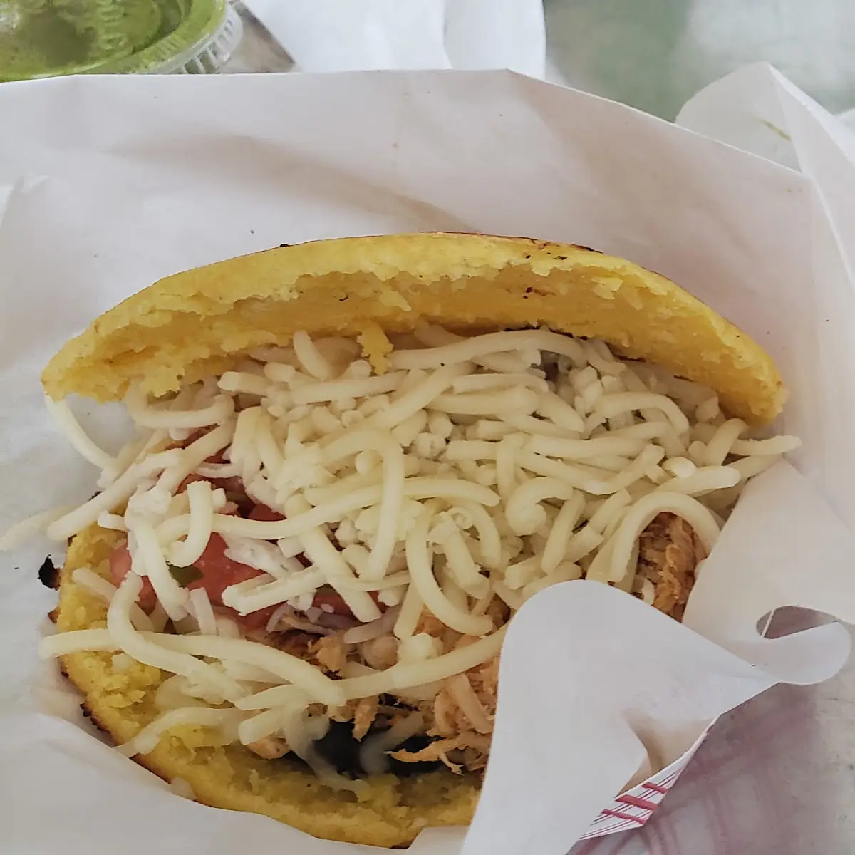Chicken Avocado Arepa