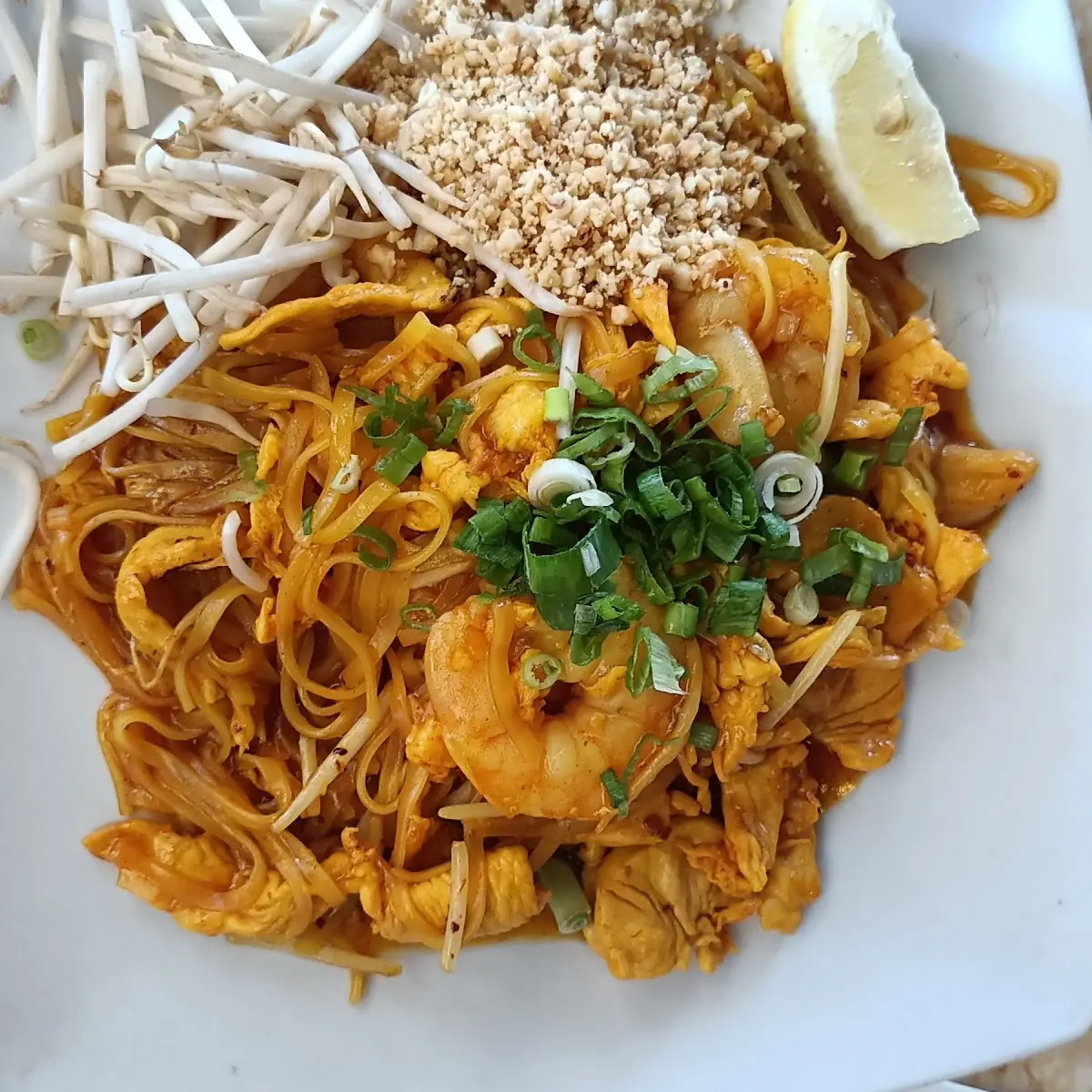 Shrimp and Chicken Pad Thai