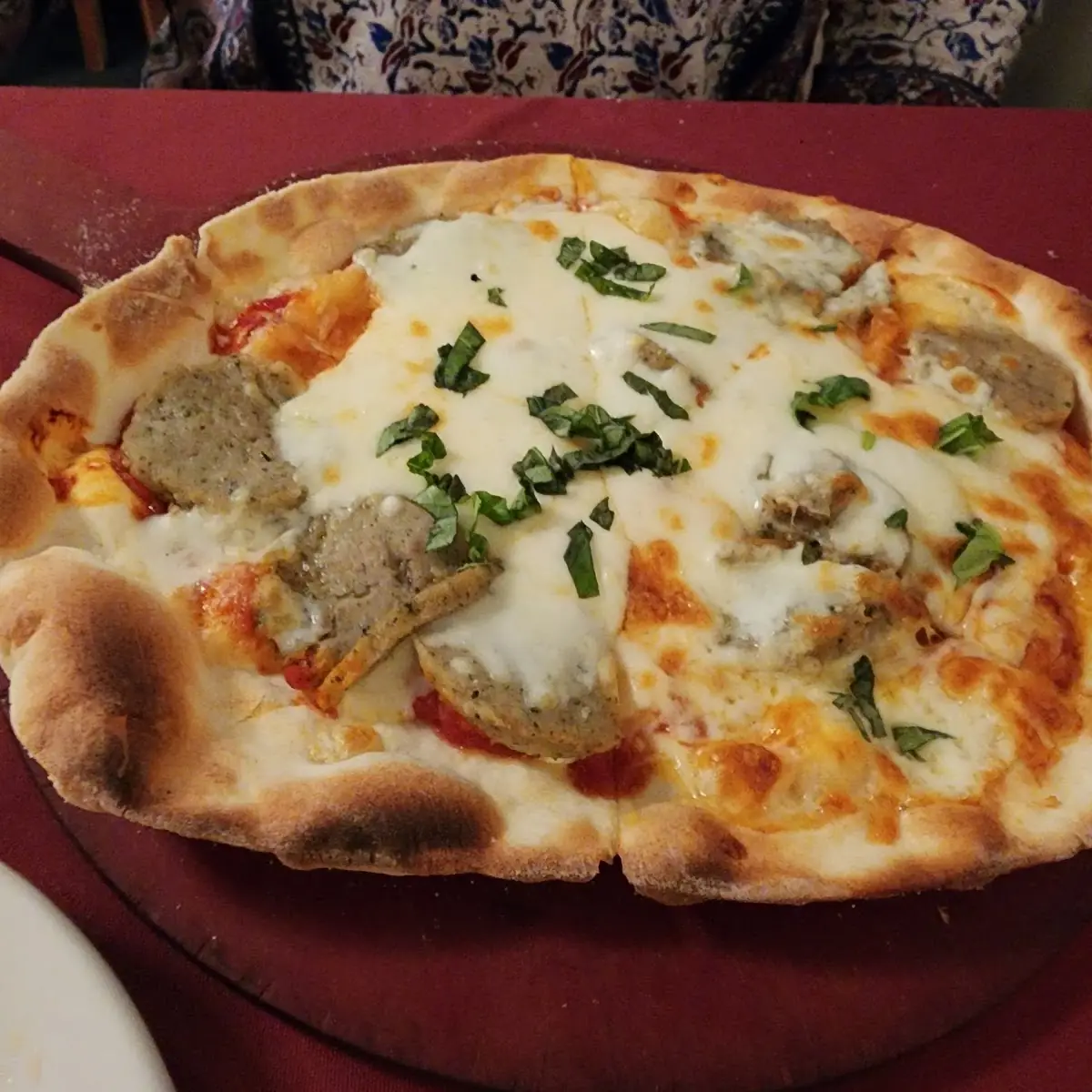 Meatball Pizza