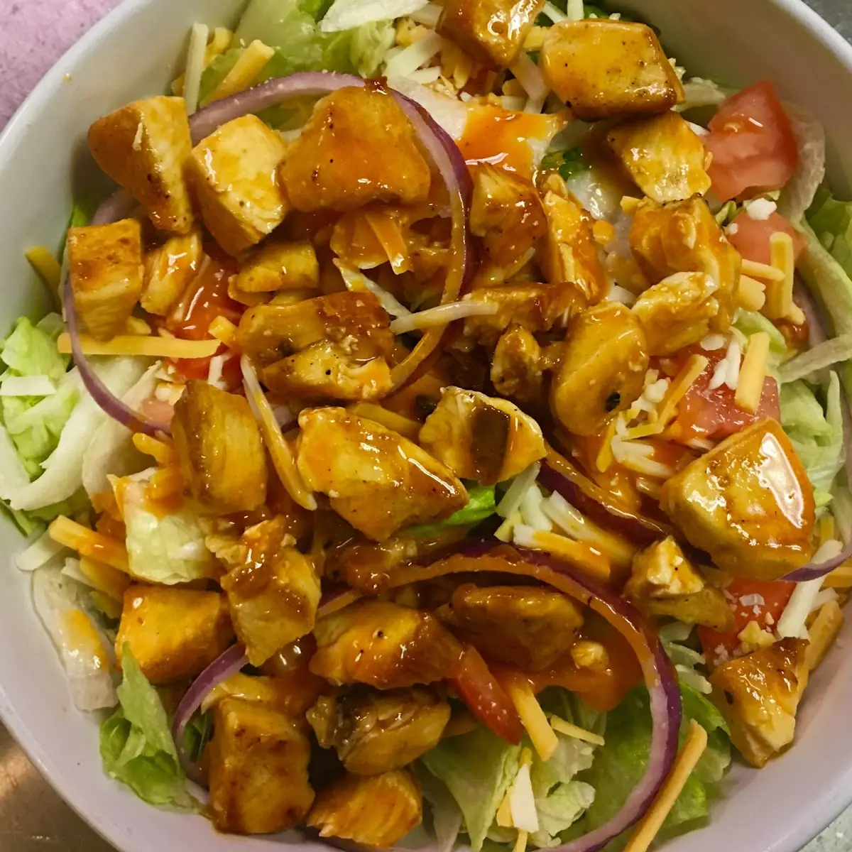 Grilled Buffalo Chicken Salad