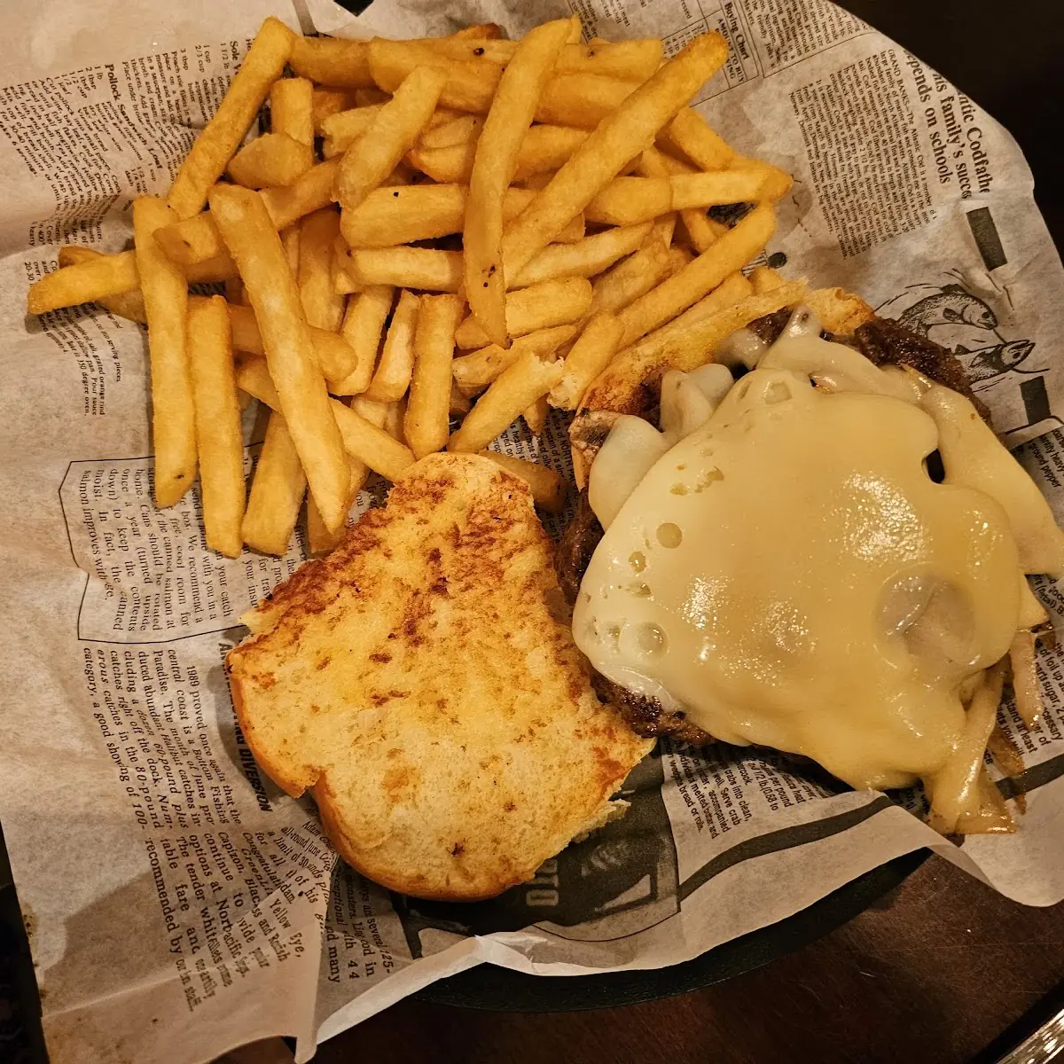 Mushroom Swiss Burger