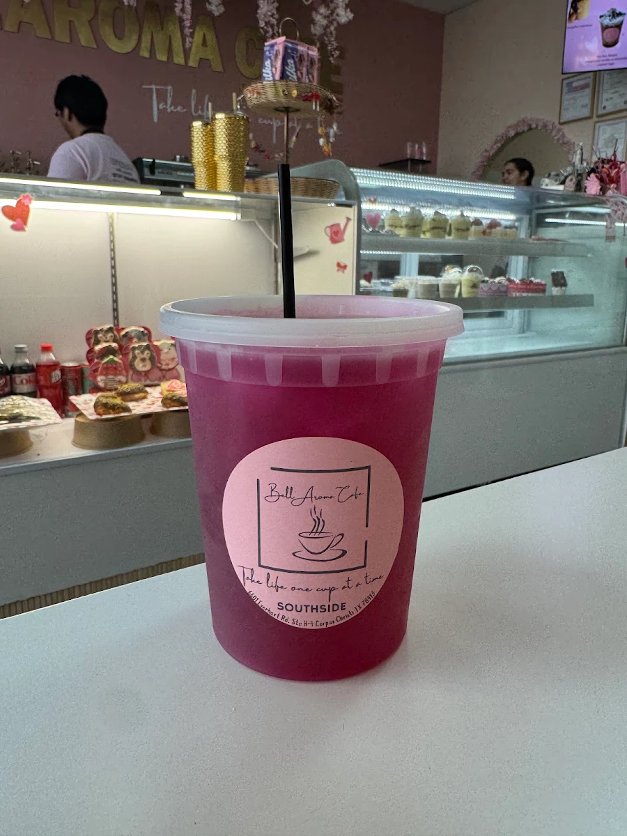 Dragon Fruit Lemonade Strained