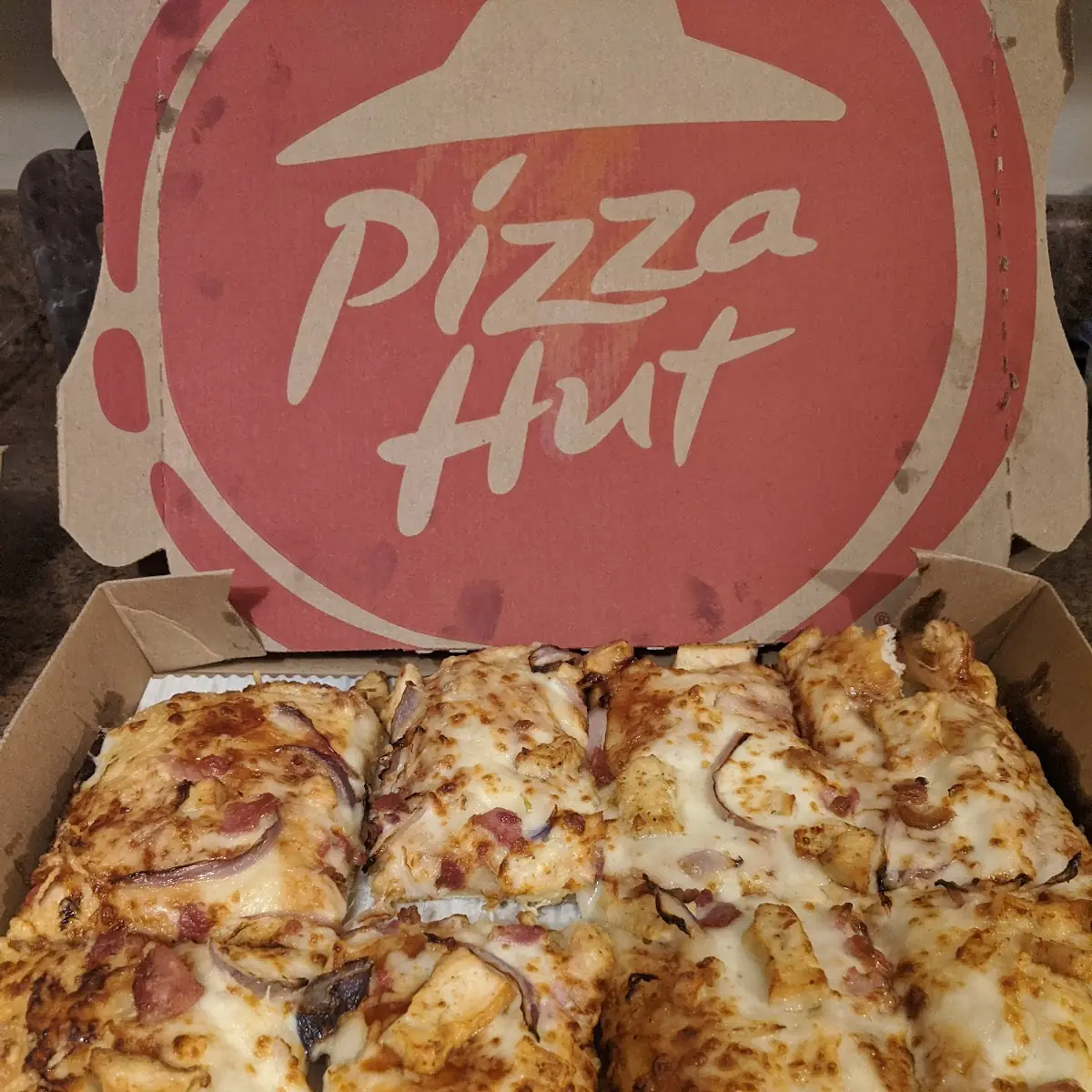 Detroit Style Honey BBQ Pizza