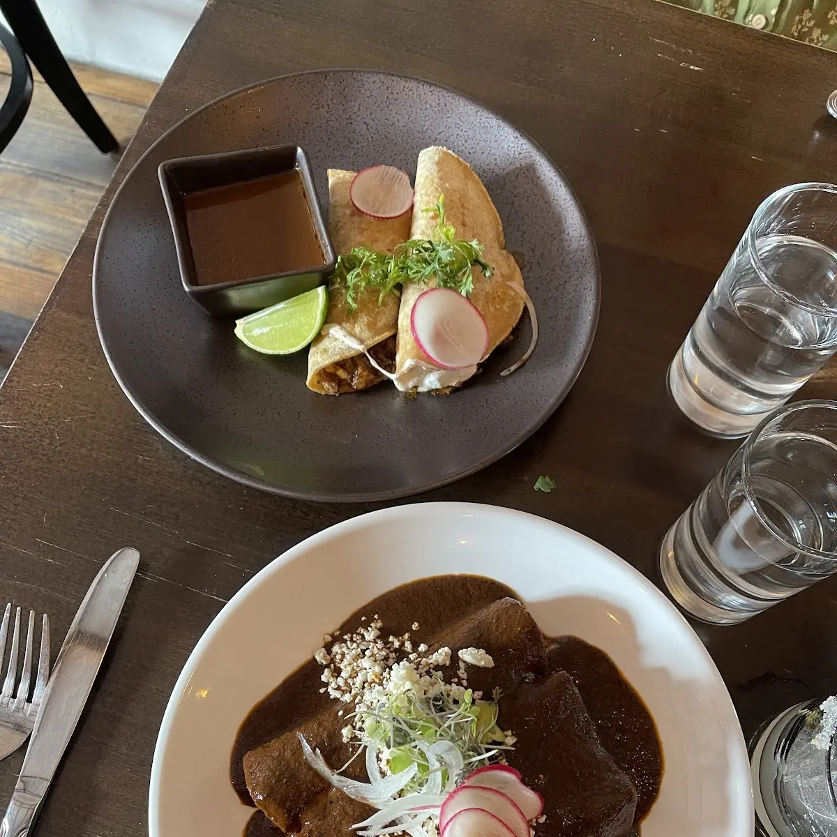 Mole Enchiladas