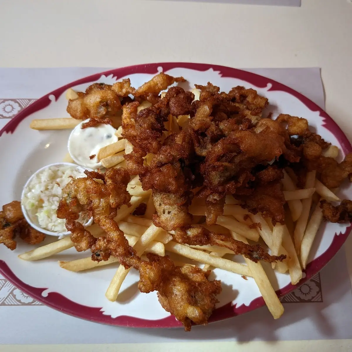 Fried Clams, 45th Parallel Motel & Restaurant