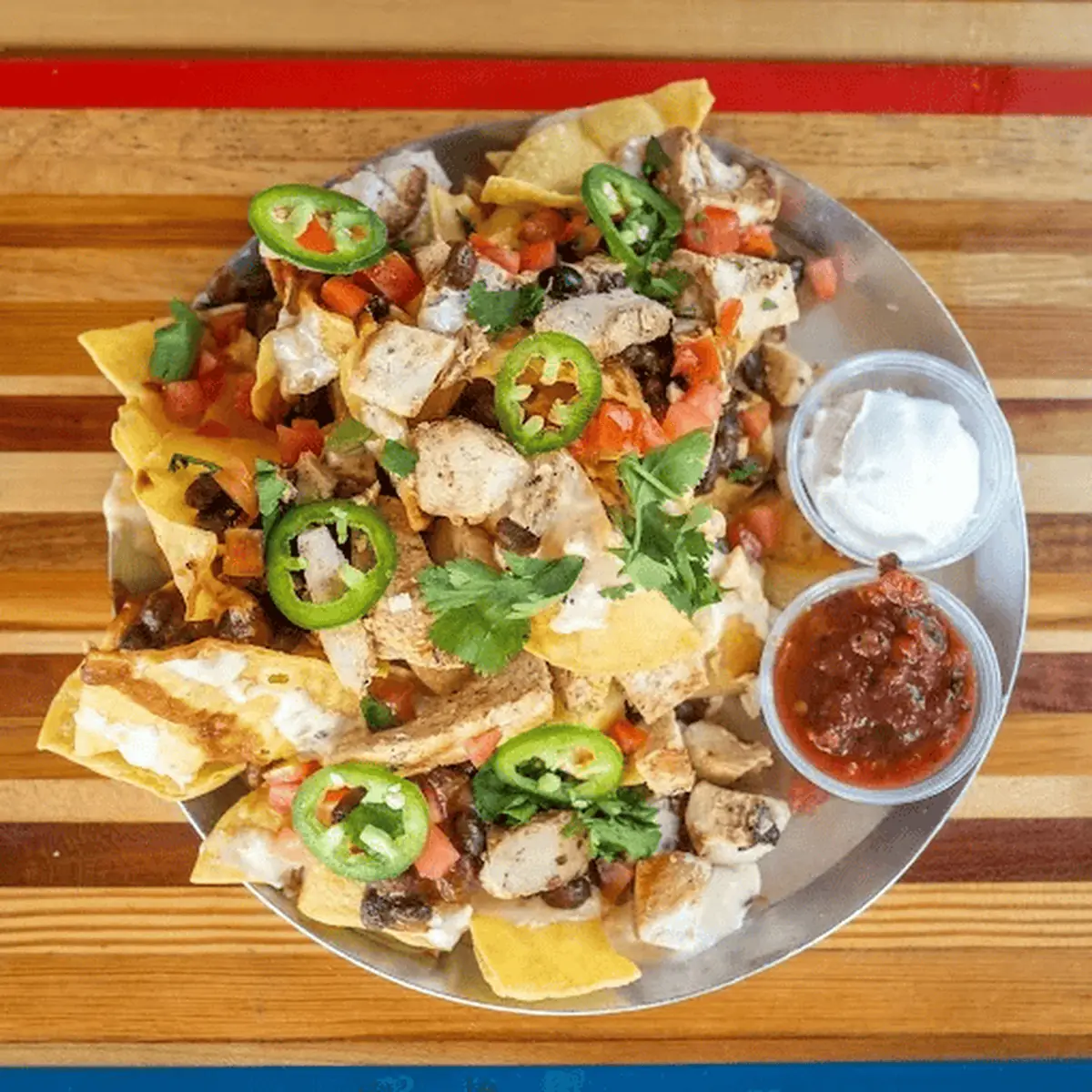 Grilled Chicken Nachos