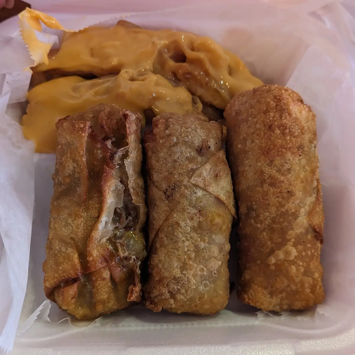 Philly Cheesesteak Egg Roll