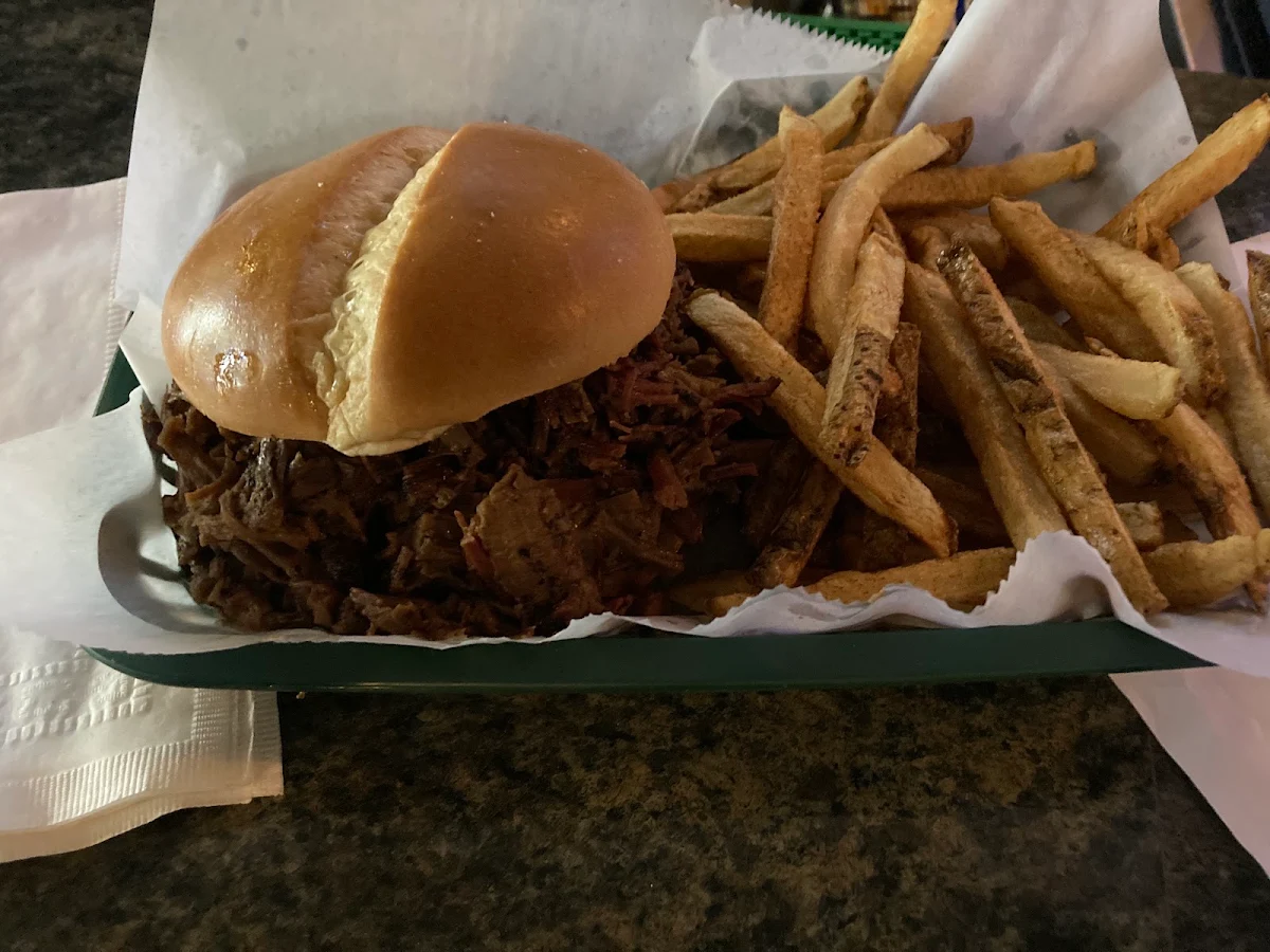 Chopped Brisket Sandwich