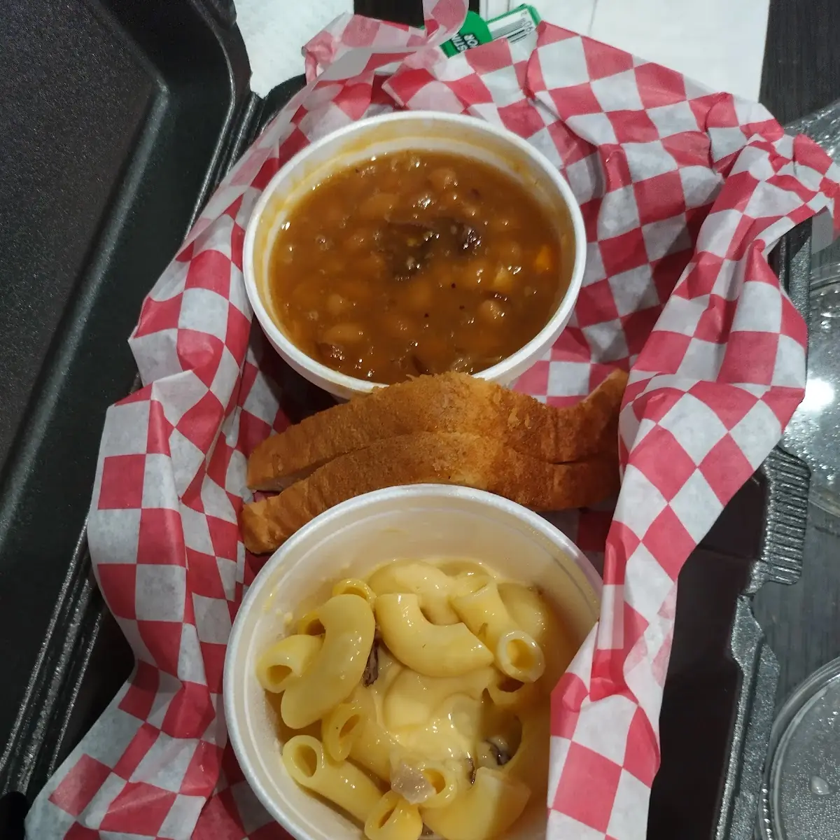 Mac and Cheese and Baked Beans
