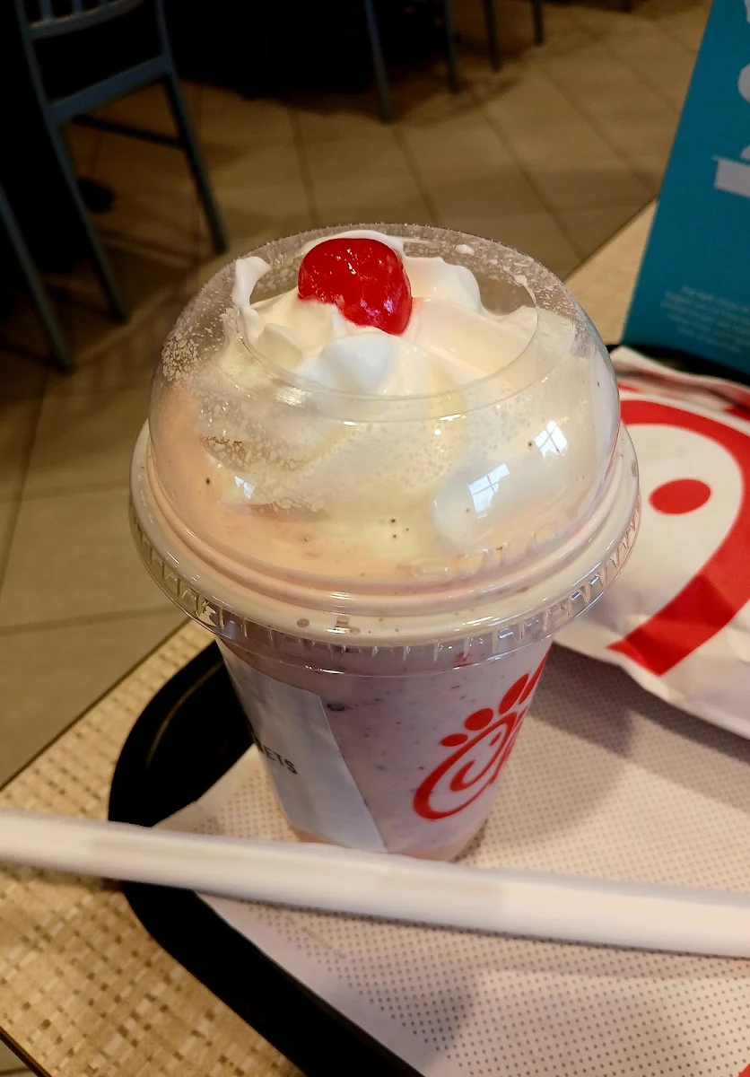 Peppermint Chip Milkshake, Chick-fil-A