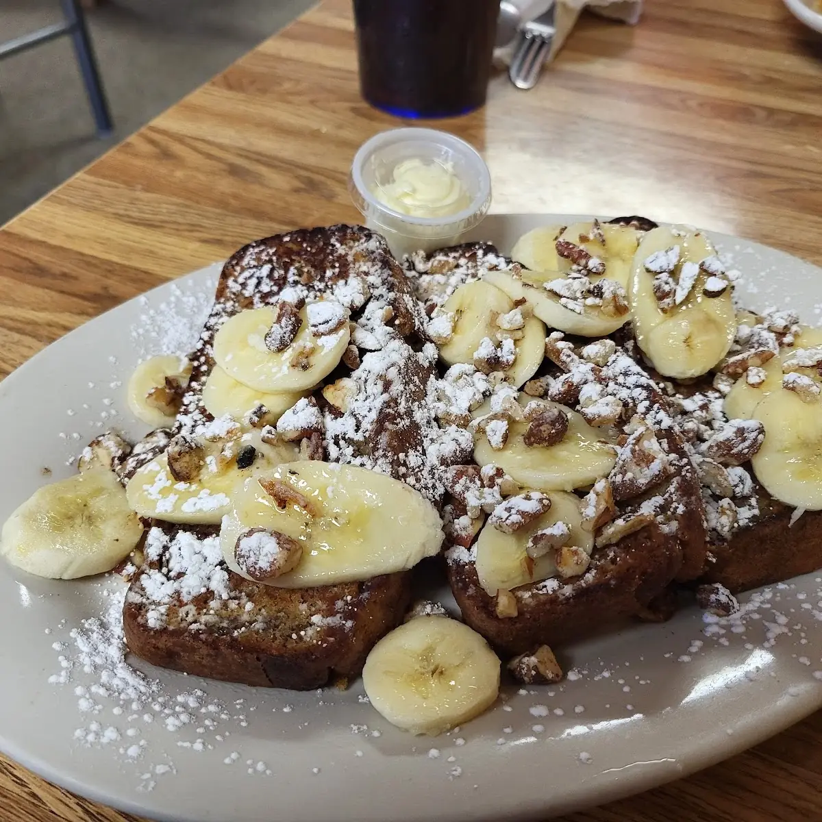 Grilled Banana Nut Bread