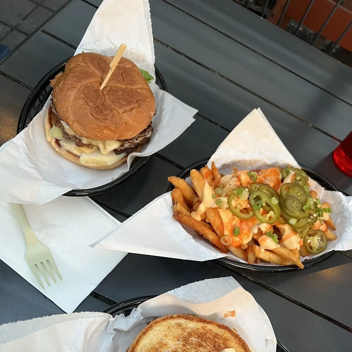 Lao Burger Loaded Fries