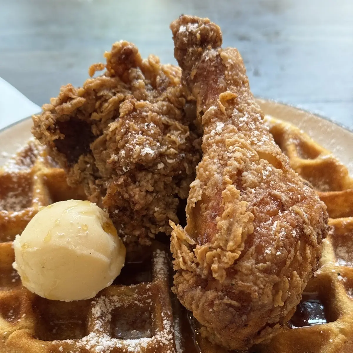 Plant-Based Chicken N' Waffles V
