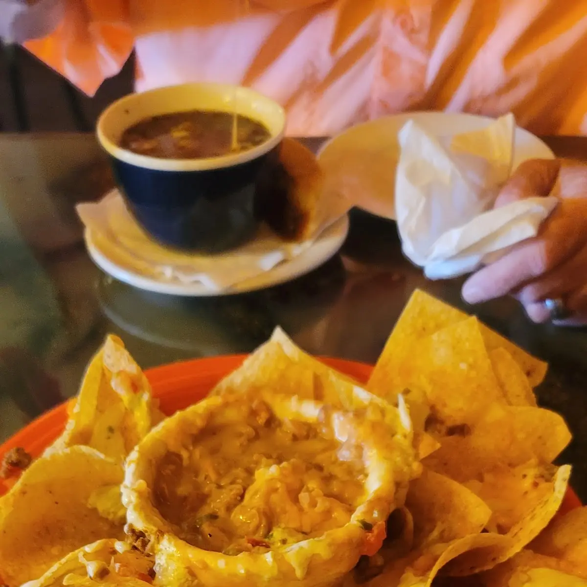 Beef Nachos with Cheese