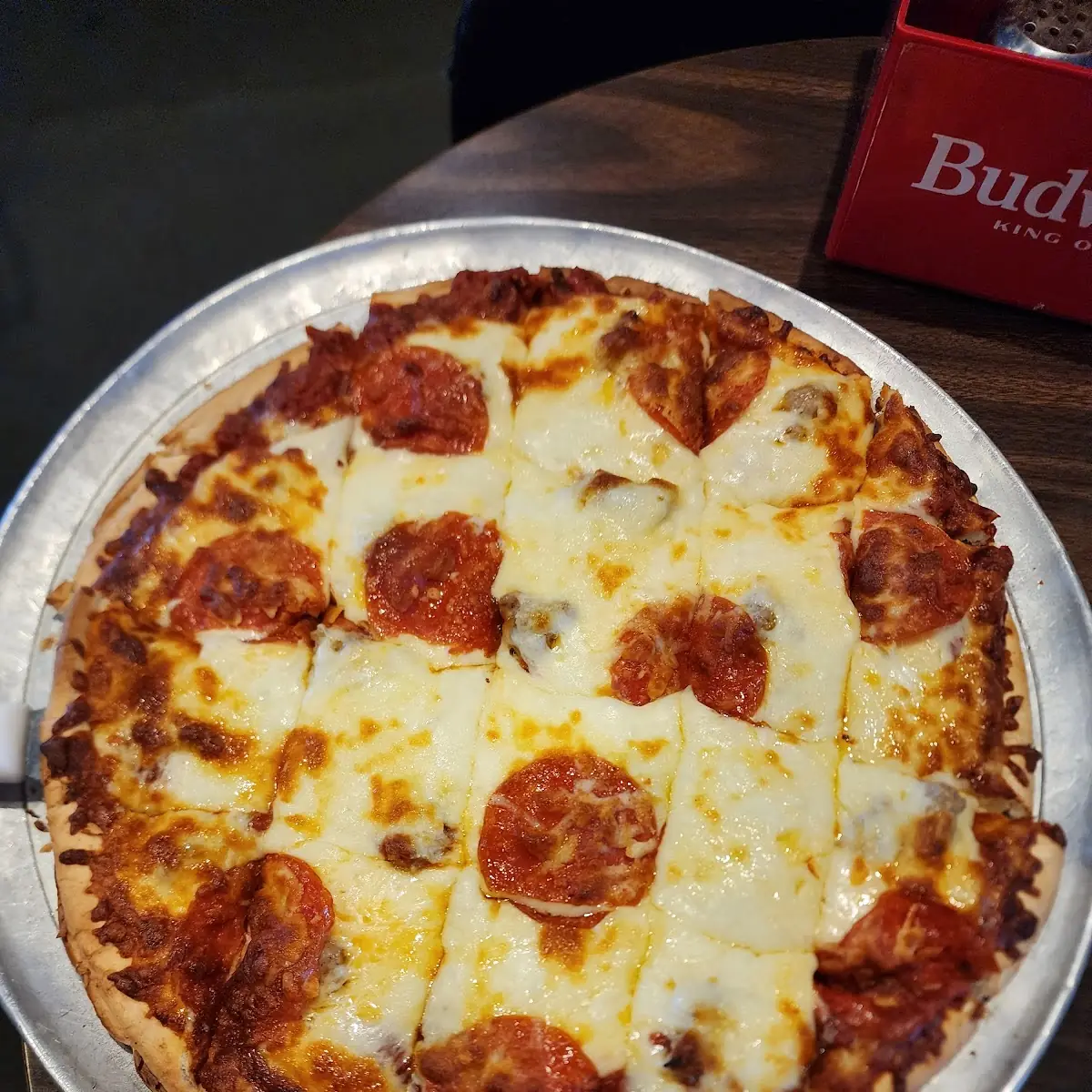 Sausage and Pepperoni Pizza