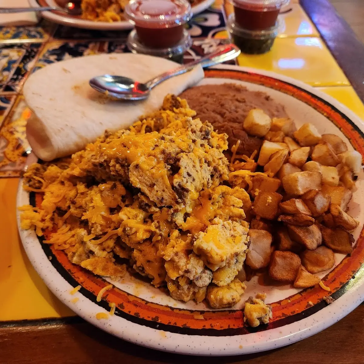 Chorizo & Egg Plate