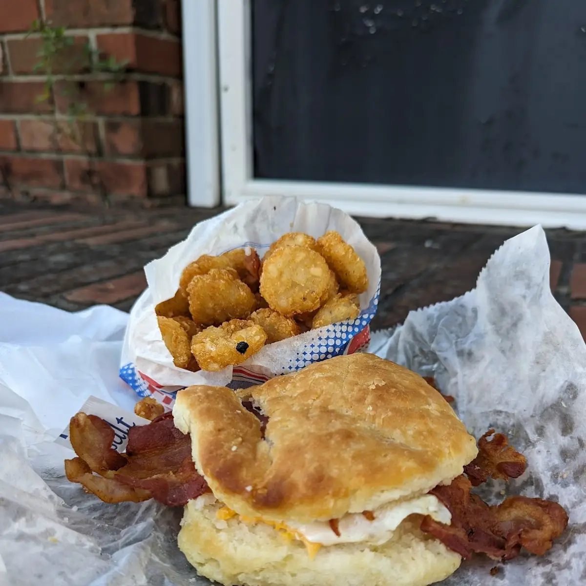 Bacon Egg and Cheese Biscuit