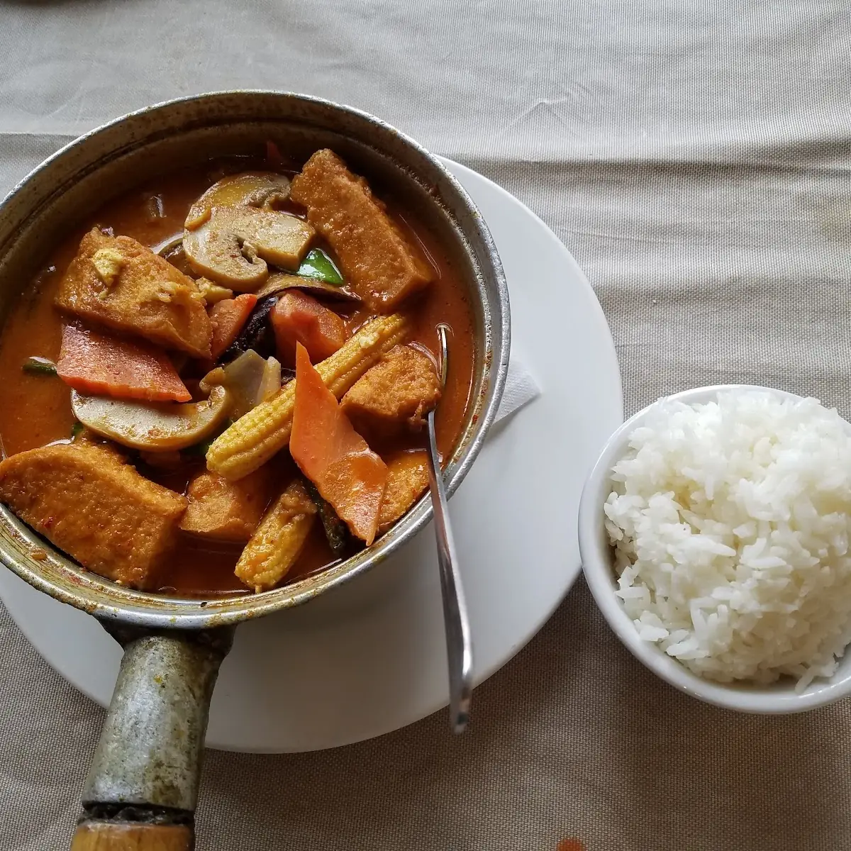 Curry Tofu Hot Pot
