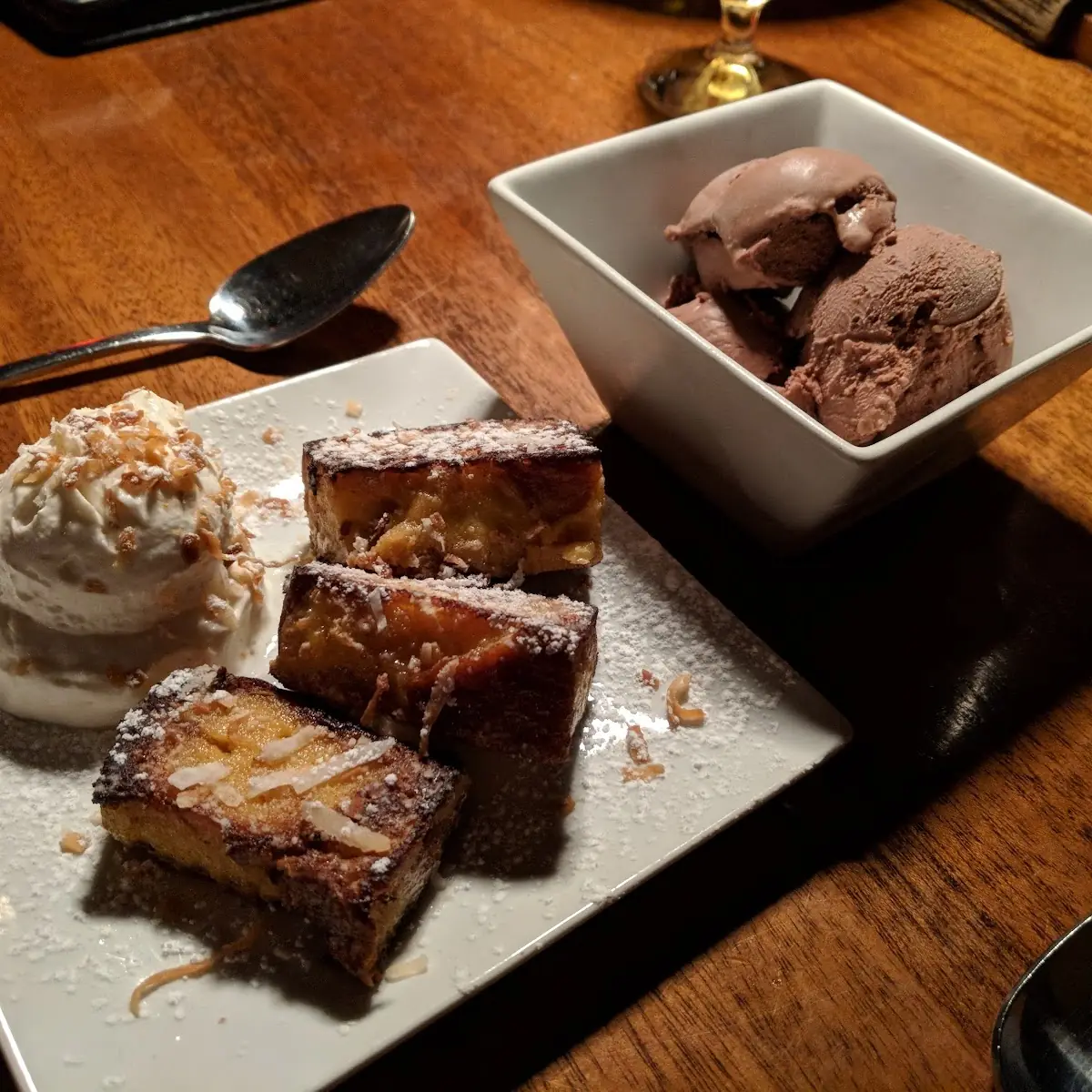 Coconut and Pineapple Bread Pudding