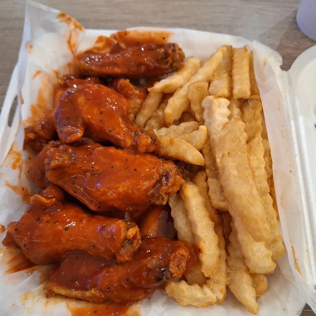 6pc Wings and 5ps Shrimp Combo
