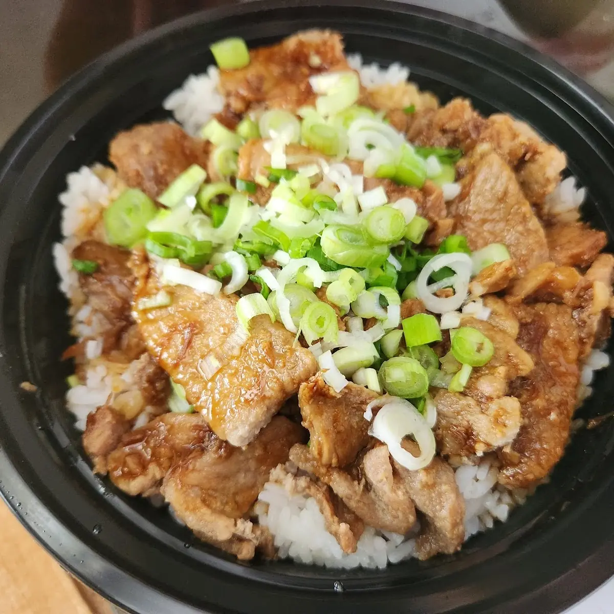 Ginger Pork and White Rice