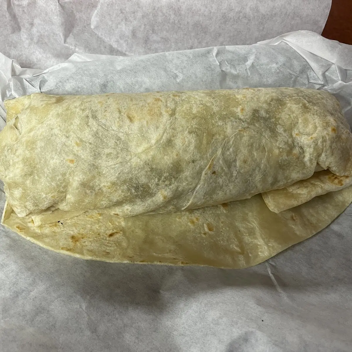 Breakfast Burrito Includes Egg