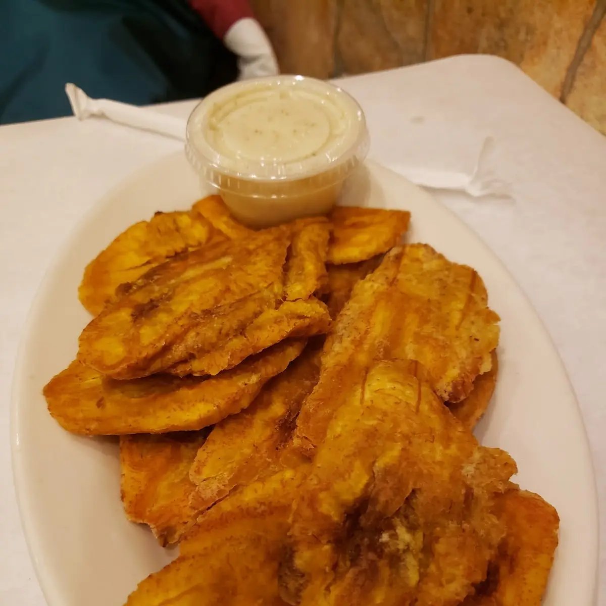Fried Green Plantains Tostones