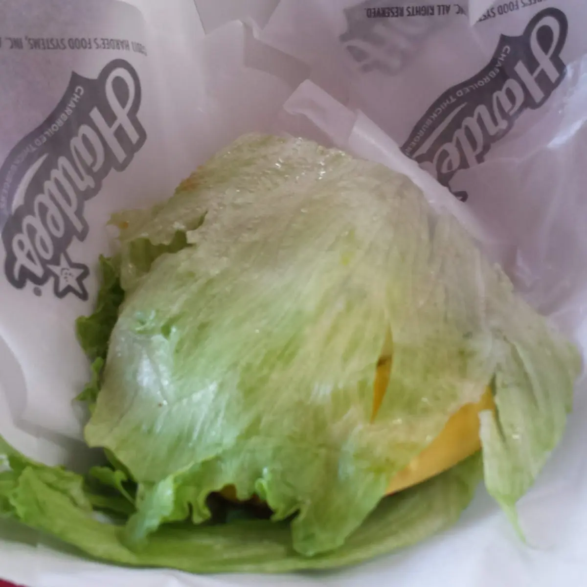 Bacon Cheese Burger Wrapped in Lettuce