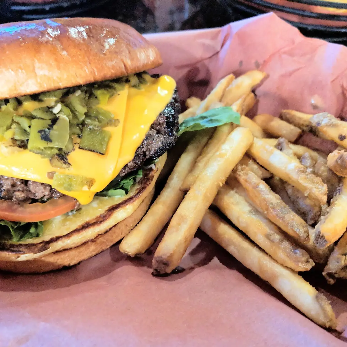 Green Chile Burger