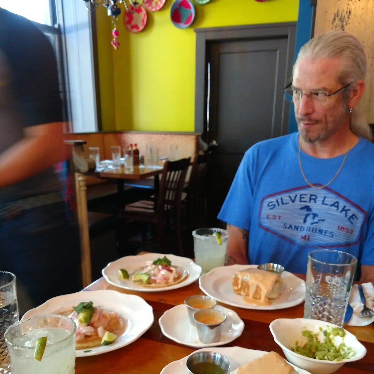 Shrimp Tacos and a Wet Burrito