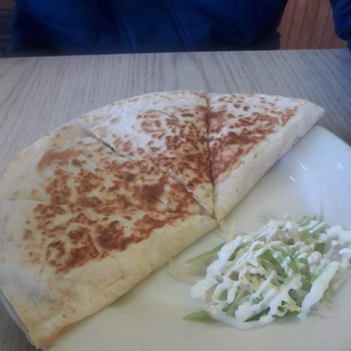 Plain Vegan Cheese Quesadilla