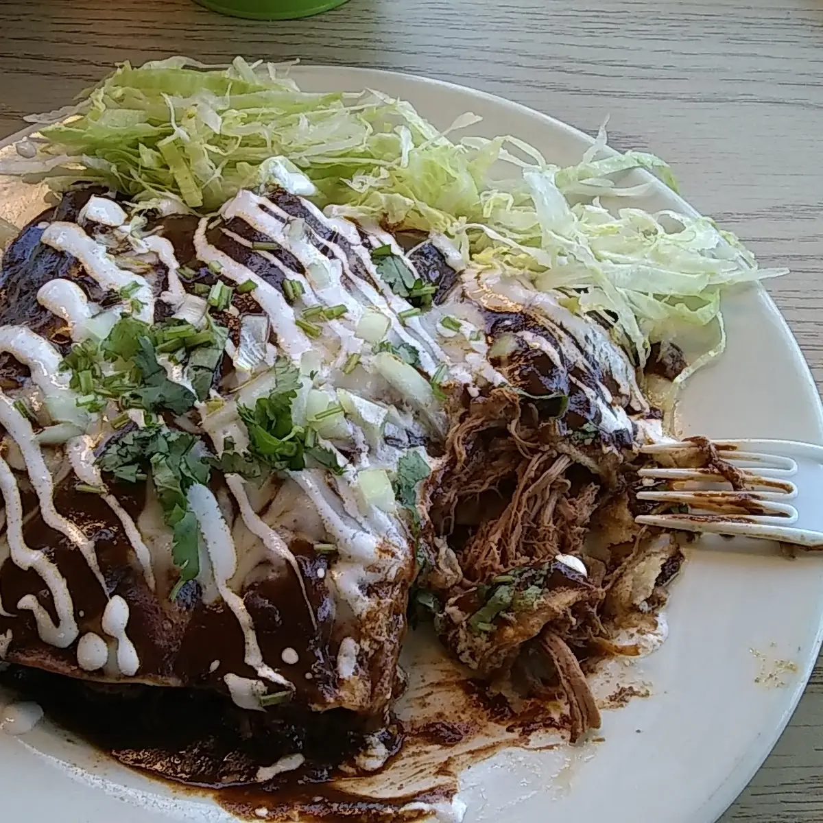 Enchiladas De Res Beef Y Mole Poblano