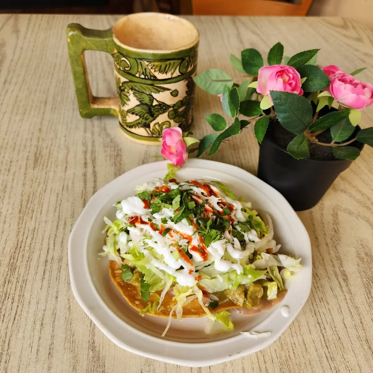 Vegan Chicken Tostada