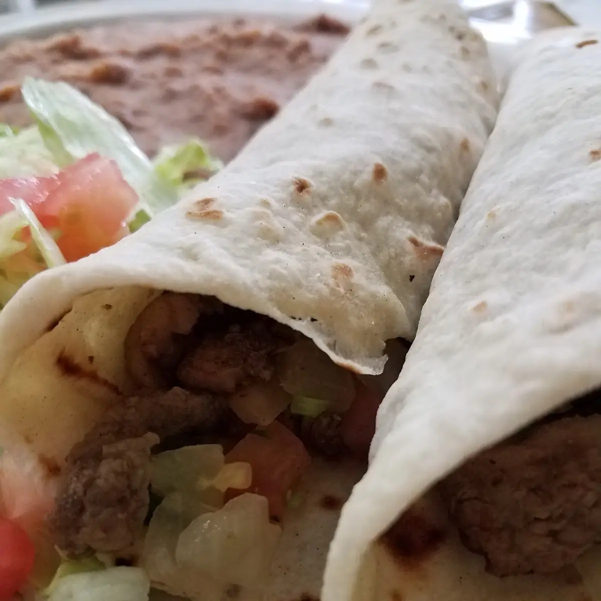 Carne Asada Burrito Plate