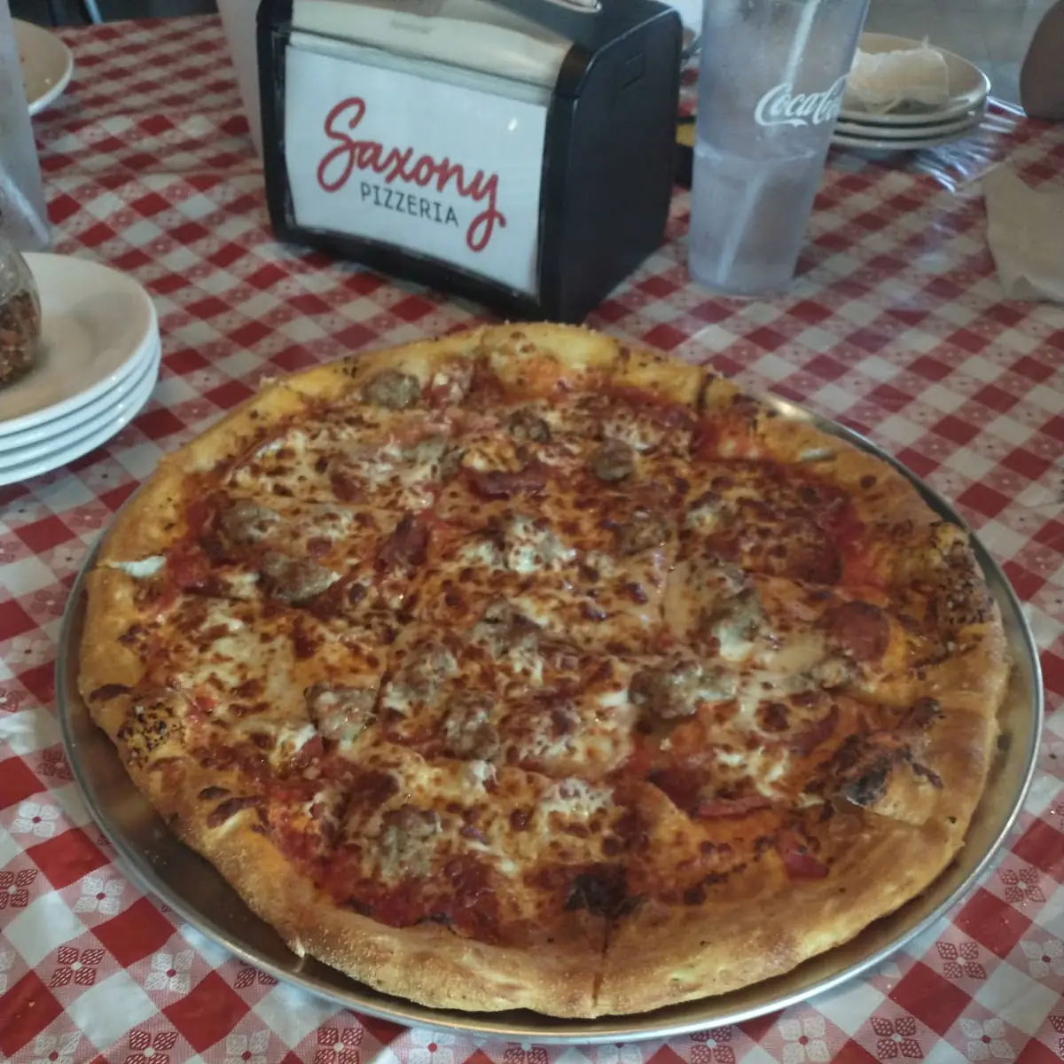 Pepperoni and Sausage Pizza Large